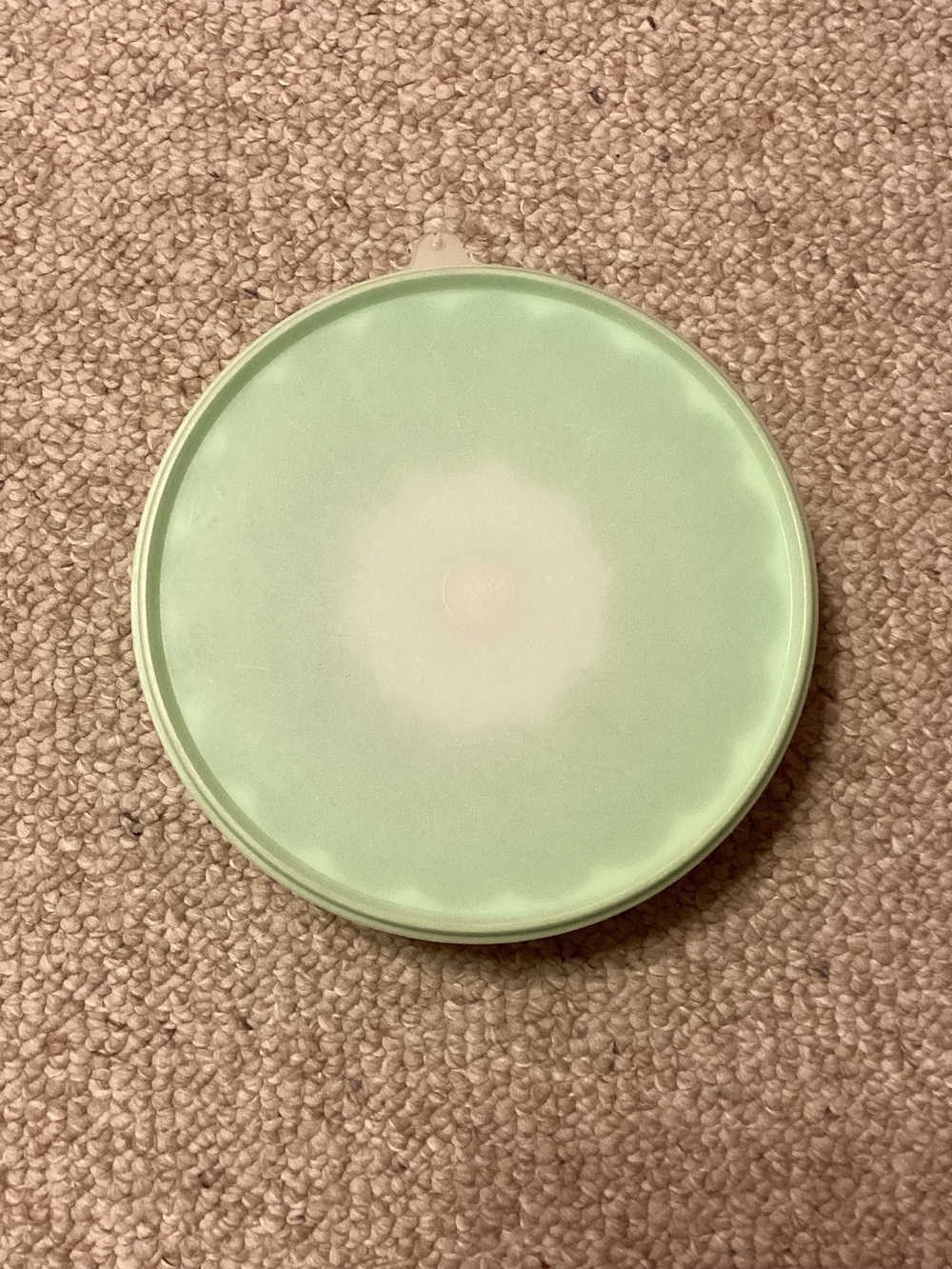 Vintage Tupperware Jello or Ice Ring Mold Green 3-Piece